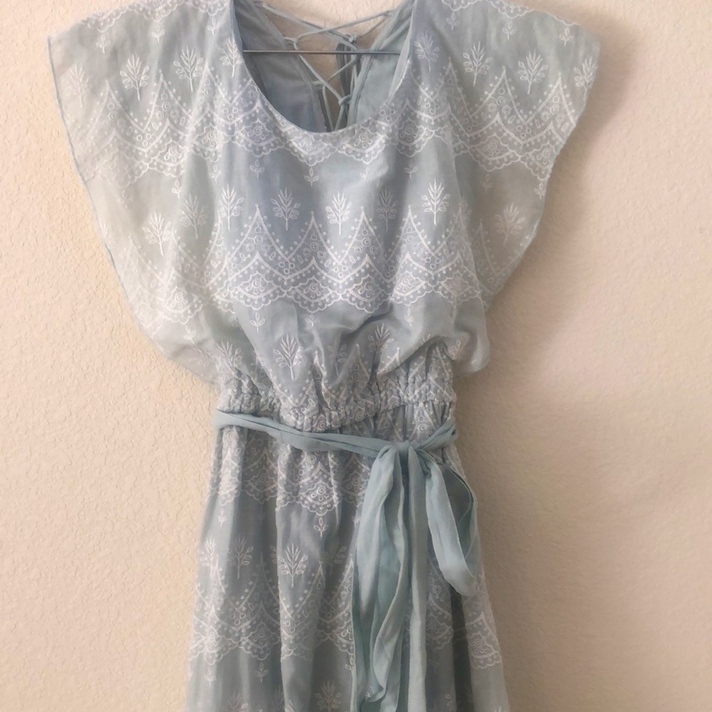 Love Sam Anthropologie Mint Green Maxi Dress - Picture 7 of 14